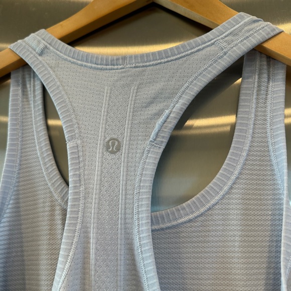 Lululemon Swiftly Tech Racerback Tank Top Caspian Light Blue Lightweight OG - Picture 15 of 16